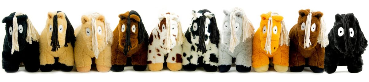 crafty ponies paarden en veulen knuffels