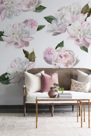 Urban Walls Muurstickers - Peonies (Half)