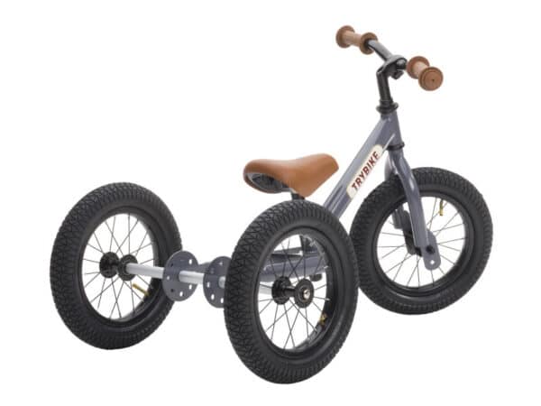 Trybike Steel 2-in-1 Loopfiets - Vintage Grijs