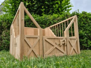 Crafty Ponies Houten Stal van eiken en beuken hout