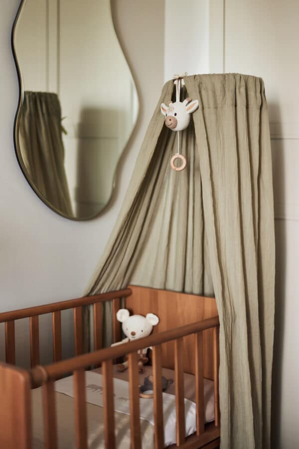 002-001-67058 Jollein Baby Wieg Sluier Olive Green 8717329376298 (3)