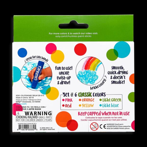 02126-013 Ooly Chunkies Paint Sticks Classic 0810078033325 (7)