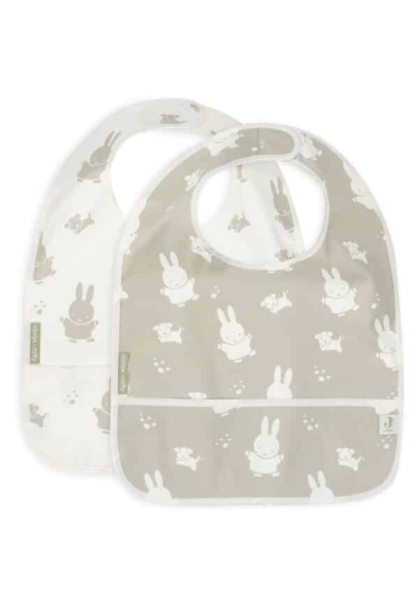 029-864-67091 Jollein Slab Waterproof Nijntje Miffy & Snuffy Olive Green (2 stuks) 8717329378865 (1)