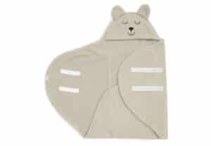 032-566-67061 Jollein Wikkeldeken Bear Boucle Olive Green 8717329376182 (1)