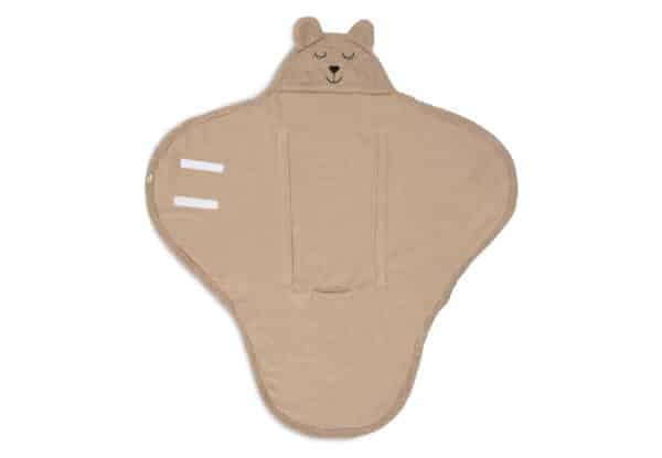 032-566-67064 Jollein Wikkeldeken Bear Boucle Biscuit 8717329376151 (1)