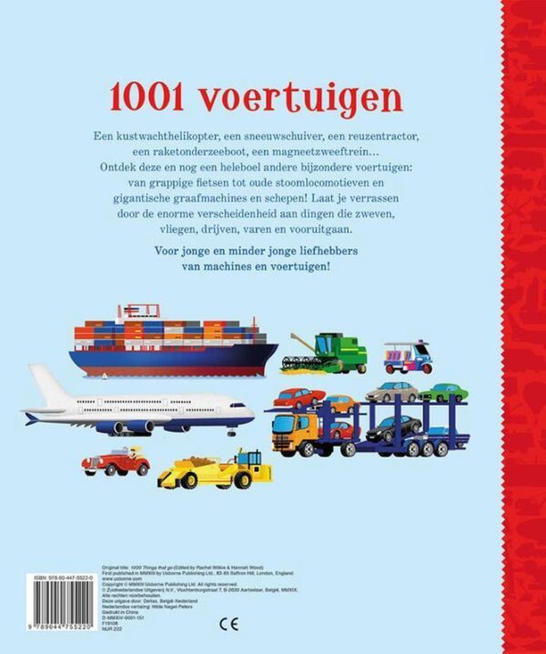 1001 Voertuigen 9789044755220