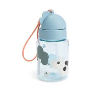 Done by Deer Drinkfles met Rietje Tiny Farm Blue 5712643055648