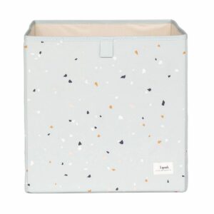 107-002-030 - 3 Sprouts Opbergdoos Effen Terrazzo Mint Groen 0812895002362 (1)