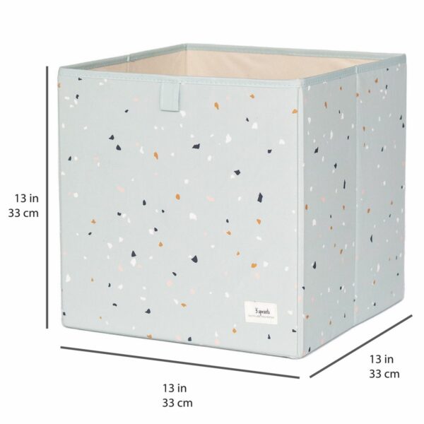 107-002-030 - 3 Sprouts Opbergdoos Effen Terrazzo Mint Groen 0812895002362 (3)