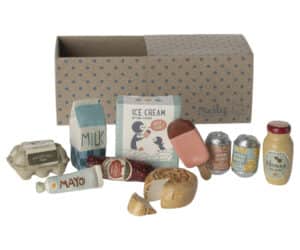 11-4300-00 Maileg Poppenhuis Boodschappen Miniature Grocery Box 5707304133209 (2)