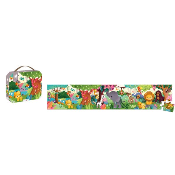 112543 Janod Puzzel Koffer - Wilde Dieren 3700217325435 (2)