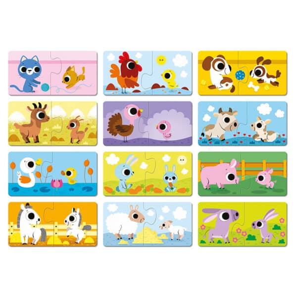 112637 Janod Puzzelspel Ouders en Babydieren 3700217326371 (4)