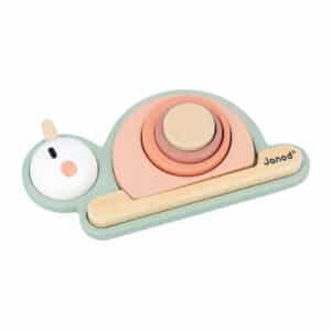 114052 Janod Sweet Cocoon Sensorische Stapelslak 3700217340520 (1)
