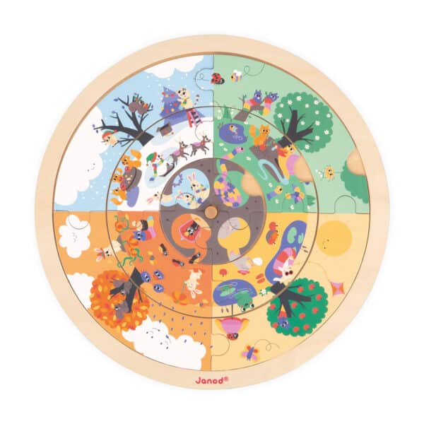115090 Janod De Tuin Puzzel Rond 3700217350901 (1)
