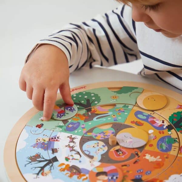 Janod De Tuin Puzzel Rond Seizoenen - Afbeelding 2