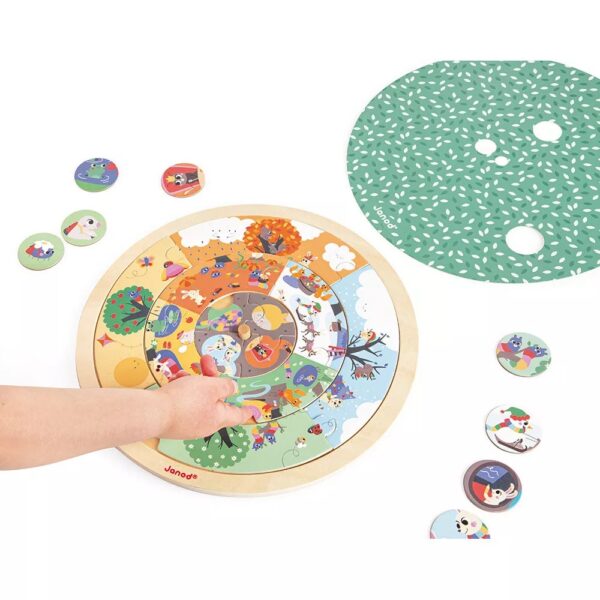 115090 Janod De Tuin Puzzel Rond 3700217350901 - (5)