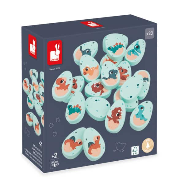 115826 Janod Dino Memory Spel Dino +2jr 3700217358266 - (6)