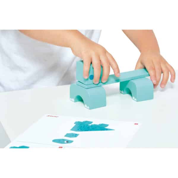 115833 Janod Dino Blokken Set Cubicosurus +2jr 3700217358334 - (10)
