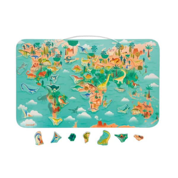 115836 Janod Dino Magneetbord Dino Wereld +7jr 3700217358365 - (1)