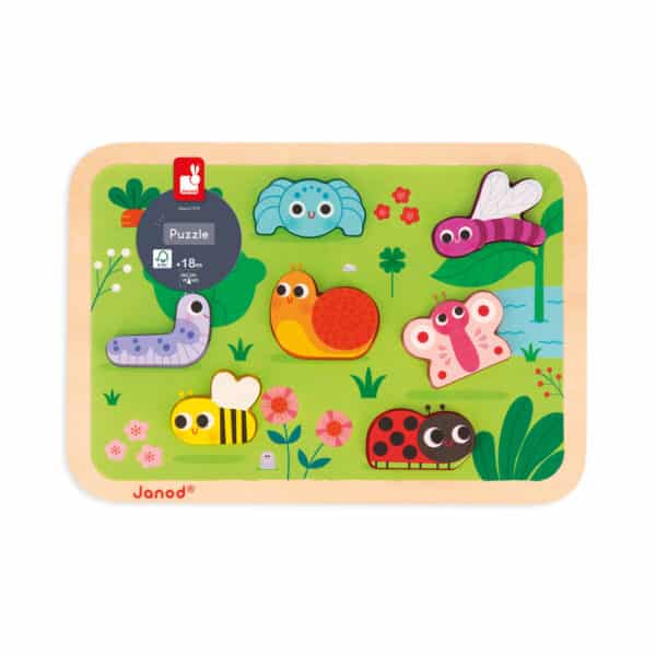 Janod Chunky Puzzel De Tuin - Afbeelding 5