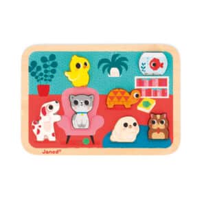 117122 Janod Chunky Puzzel Huisdieren 3700217371227 (1)