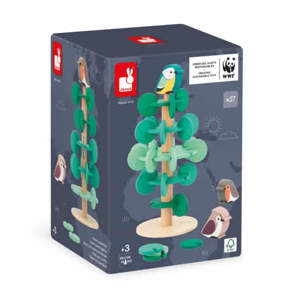 118646 Janod WWF Bouwset Boom met Vogeltjes +3jr 3700217386467 - (7)