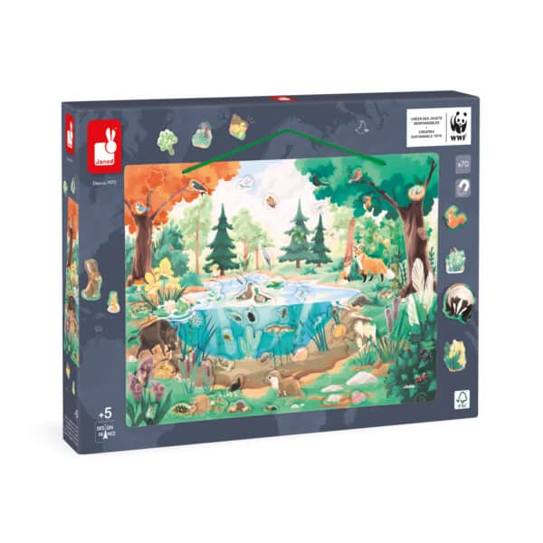 118647 Janod WWF Magneetbord Flora en Fauna +5jr 3700217386474 - (7)