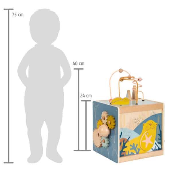 12393 Small Foot Activity Kubus incl. Kralenbaan Seaside +1jr 4020972123930 - (6)