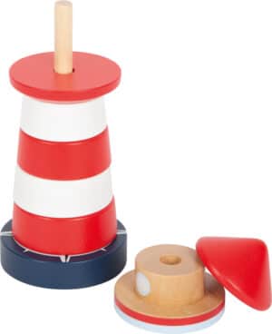 12454 Small Foot Big Ocean Vuurtoren Stapelringen 4020972124548 (1)
