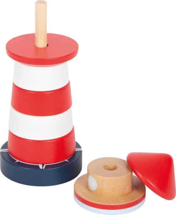12454 Small Foot Big Ocean Vuurtoren Stapelringen 4020972124548 (1)