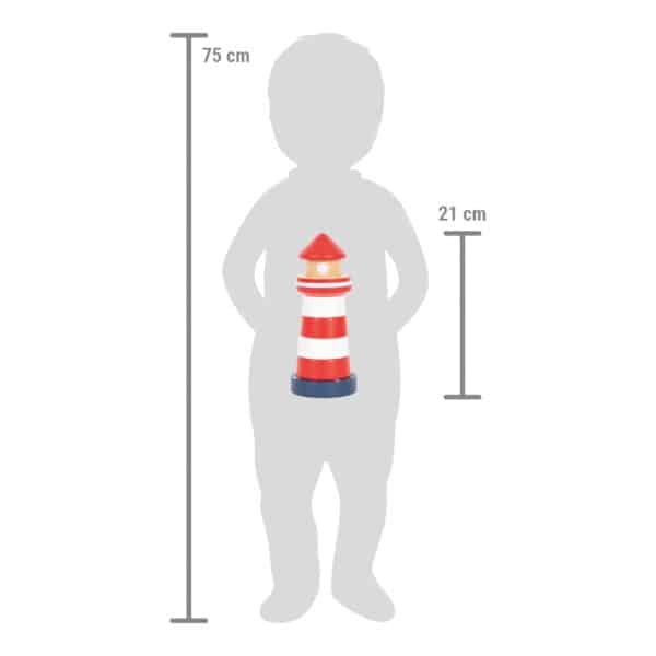 12454 Small Foot Big Ocean Vuurtoren Stapelringen 4020972124548 (3)