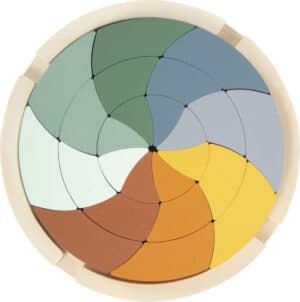 12457 Small Foot Safari Puzzel Rond 4020972124579 (1)
