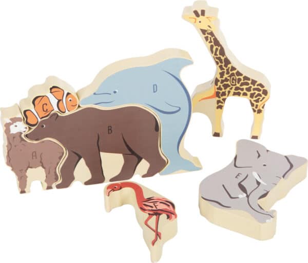 12465 Small Foot Alfabet Puzzel Dieren 4020972124654 (5)