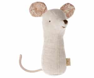 16-4705-00 Maileg Lullaby Friends Rammelaar Muis Nature 5707304133667