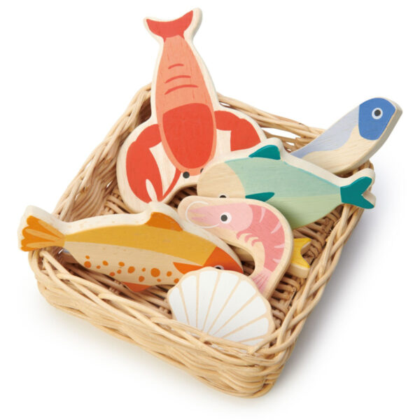 Tender Leaf Markt Mandje Vis - Seafood Basket +3j
