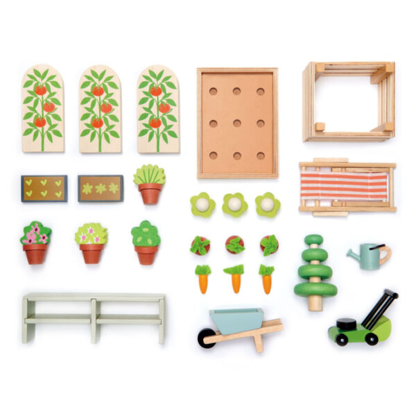 Tender Leaf Tuinkas met Moestuin - Greenhouse and Garden Set +3j