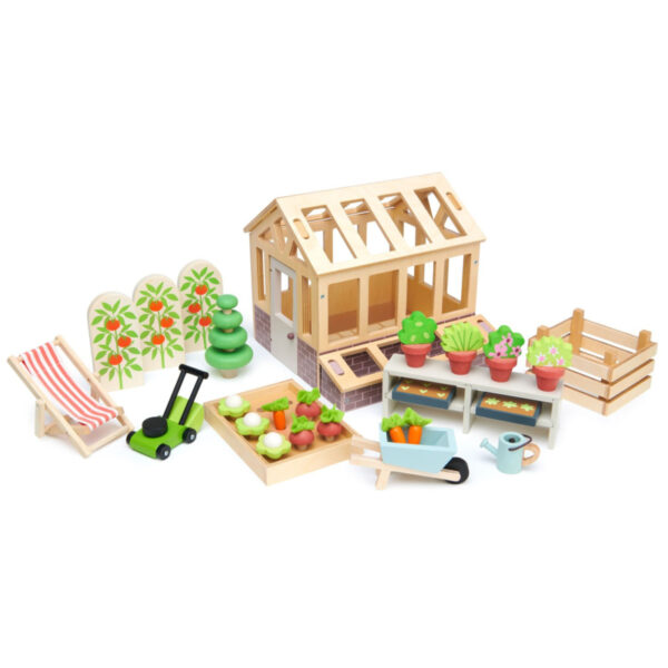 Tender Leaf Tuinkas met Moestuin - Greenhouse and Garden Set +3j