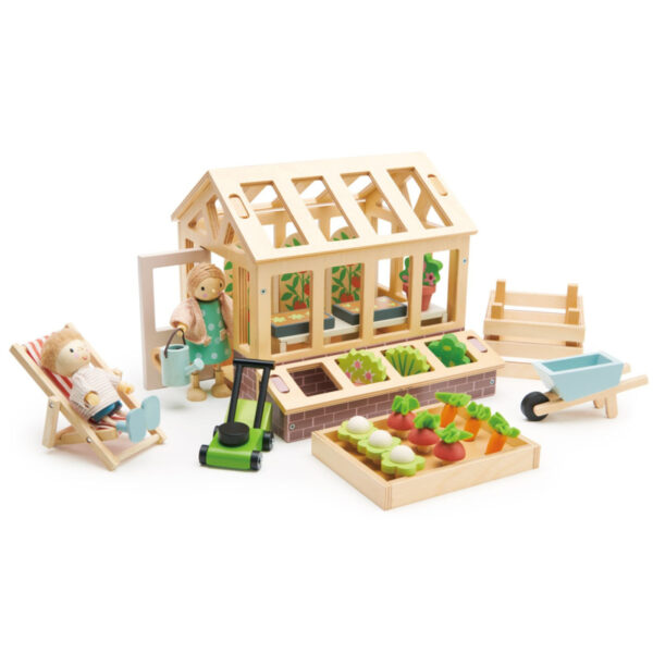 Tender Leaf Tuinkas met Moestuin - Greenhouse and Garden Set +3j