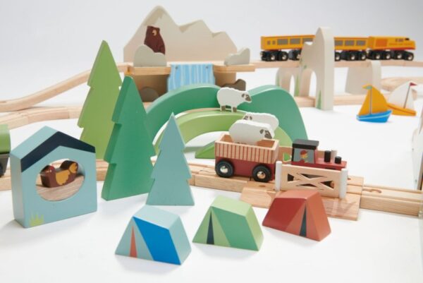 Tender Leaf Trein Set In de Bergen - Mountain View Train Set +3j