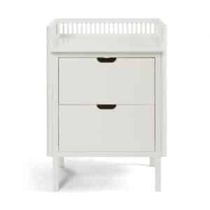 201330033 Sebra Commode met lades - Wit 5704680059567 - Sebra Changing Unit Classic White - (1)