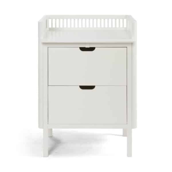 201330033 Sebra Commode met lades - Wit 5704680059567 - Sebra Changing Unit Classic White - (1)
