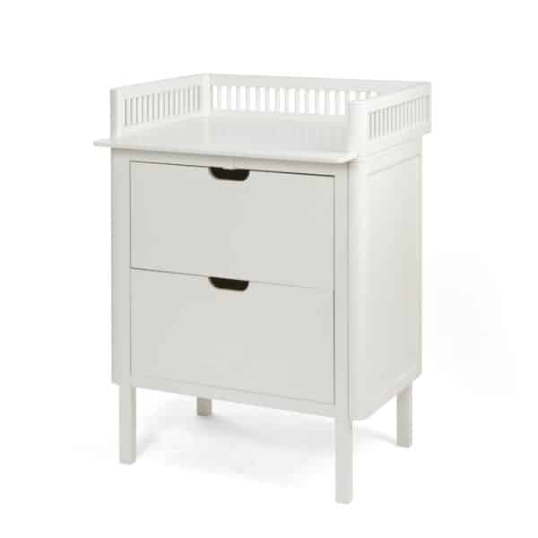 201330033 Sebra Commode met lades - Wit 5704680059567 - Sebra Changing Unit Classic White - (2)