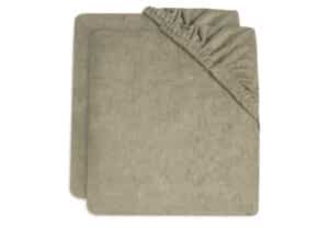 2550-503-67058 Jollein Aankleedkussenhoes Badstof (set van 2) Olive Green 8717329376274 (5)