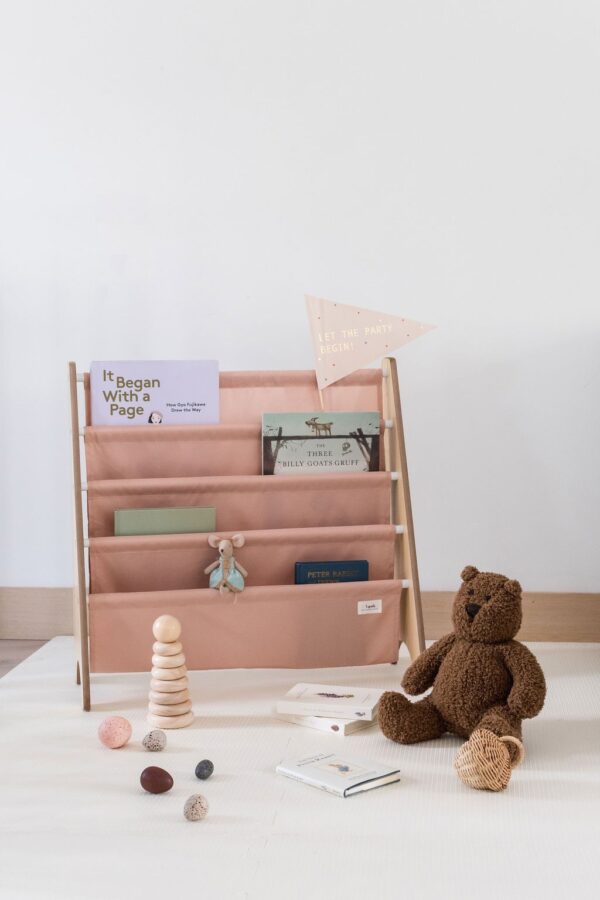3 Sprouts Boekenrek Effen Roze 0812895002393 - 107-016-008 - (3)