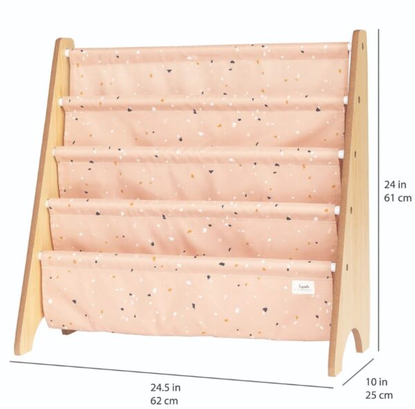 3 Sprouts Boekenrek Terrazzo Roze