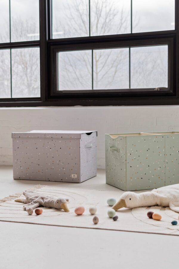 3 Sprouts Speelgoedkist Terrazzo Mint Groen 0812895002287 (8)
