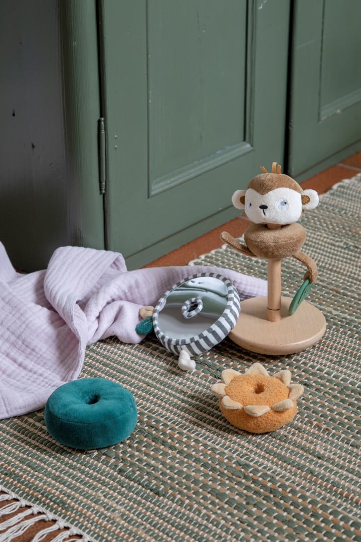 Sebra Tuimelaar en Stapelringen Aap - Maci the Monkey +10m 5704680064295