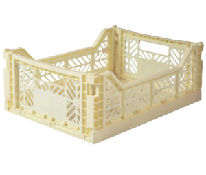 AyKasa Folding Crate Midi Box - Banana