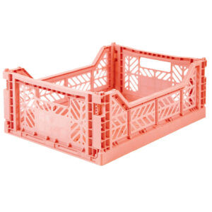 AyKasa Folding Crate Midi Box - Salmon