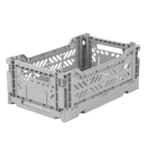 AyKasa Folding Crate Mini Box - Grey